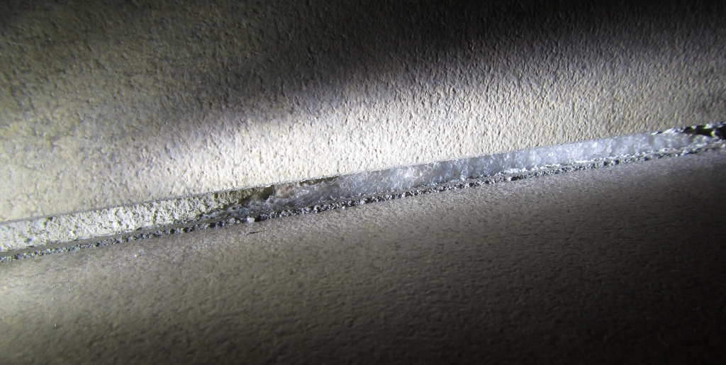 Verzakking betonvloer